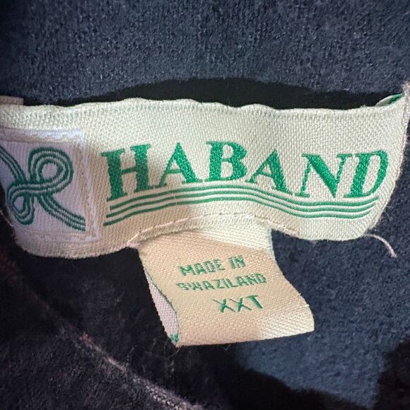 Haband Vintage Flannel Shirt, Men’s XXT Red Black Plaid Cottagecore Grunge - Picture 4 of 6